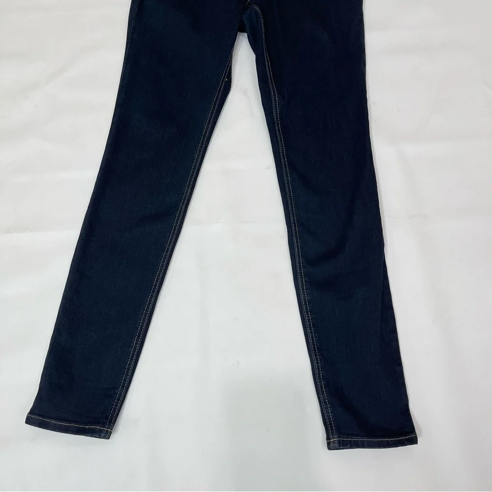 Indigo Blue Maternity Secret Fit Belly Jeans Size SP Skinny Leg Dark Wash Blue - Picture 9 of 14